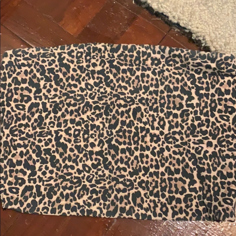 Cheetah tube top